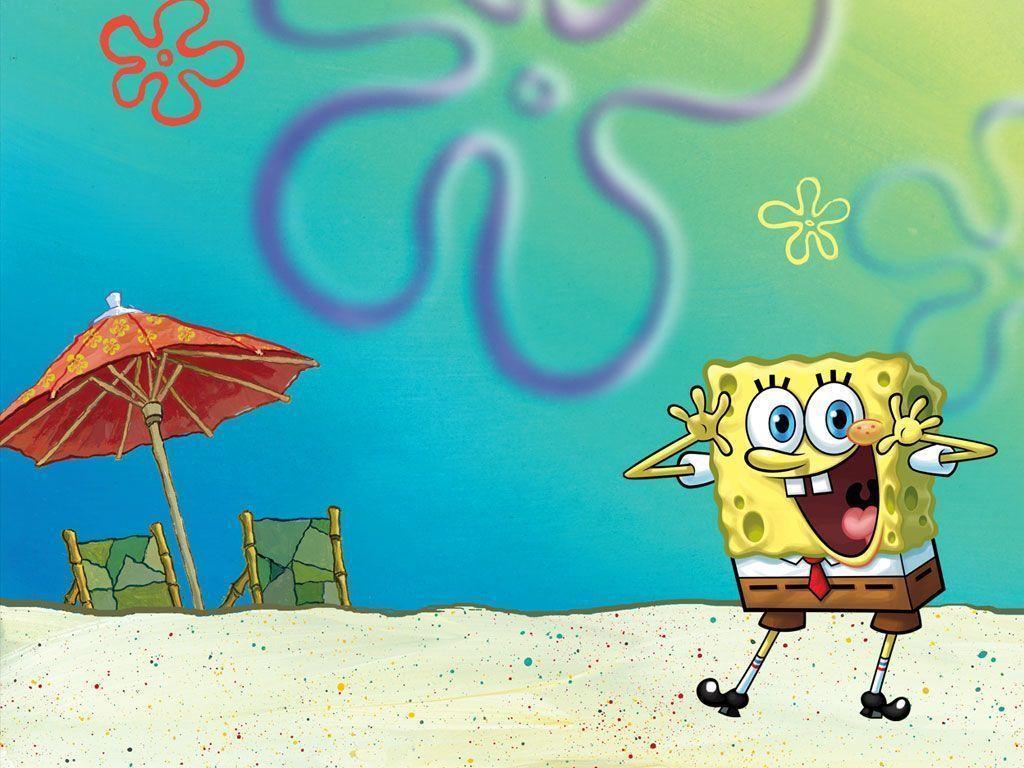 Spongebob at the Beach Spongebob Wallpapers | Cute Spongebob …