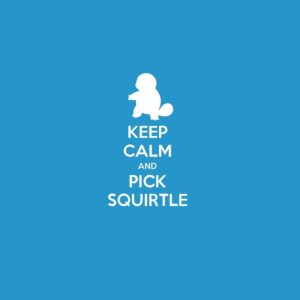 download Wallpaper Keep Calm Blue Pokemon Squirtle HD Picture Image • OneDSLR