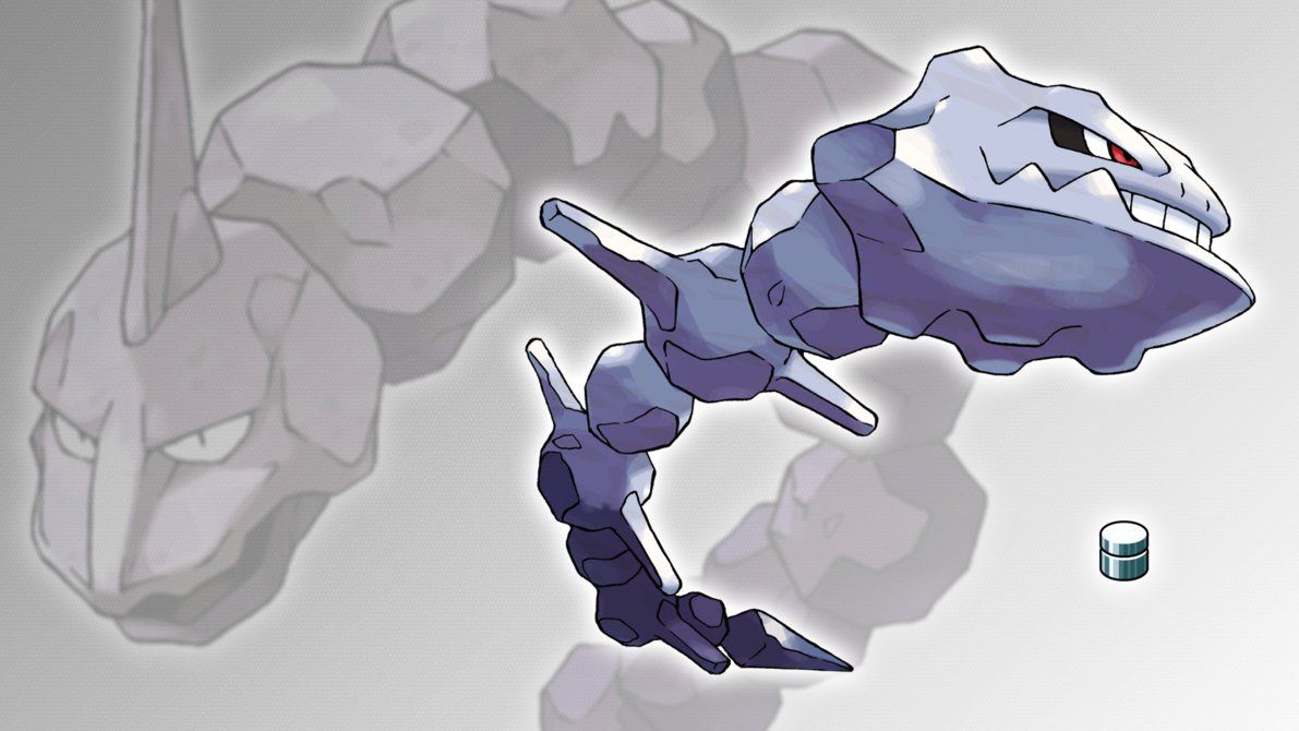 Onix and Steelix Wallpaper by Glench on DeviantArt