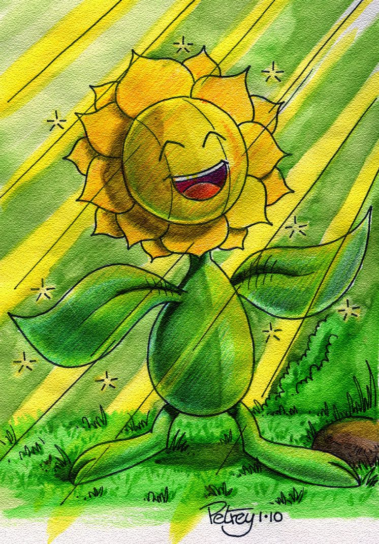 Let the sun shine in Sunflora by WillPetrey on DeviantArt