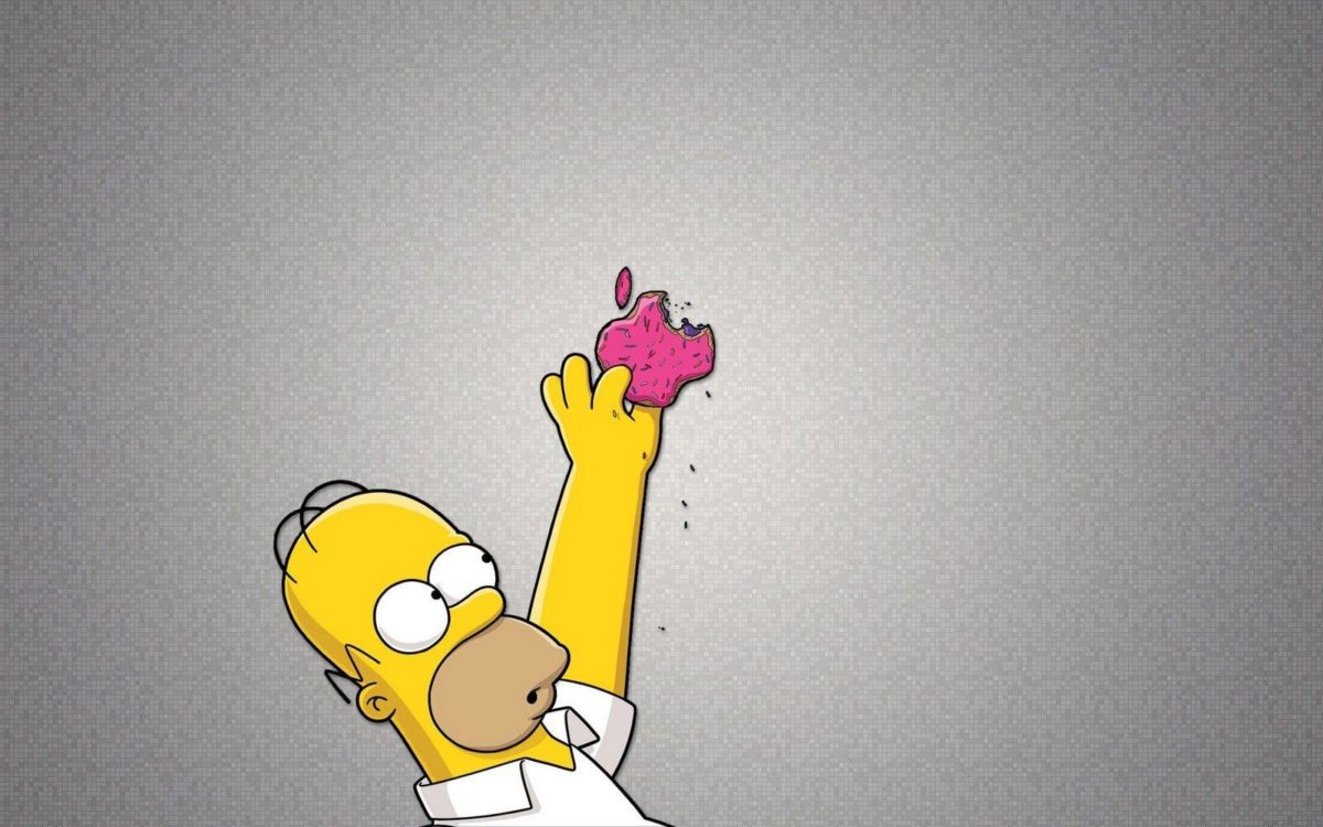 The Simpsons Wallpaper Apple | HD4Wallpaper.net