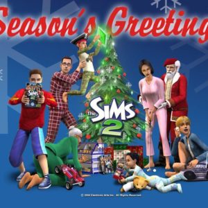 download My Free Wallpapers – Games Wallpaper : The Sims 2 – Christmas