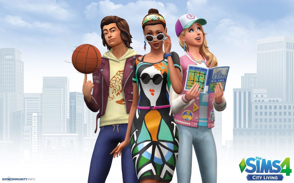 The Sims 4 City Living: Desktop & Smartphone Wallpapers