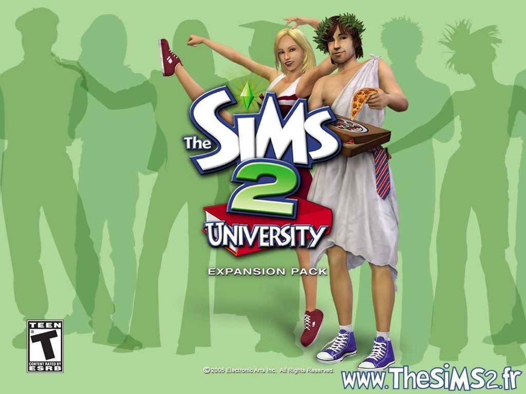 My Free Wallpapers – Games Wallpaper : The Sims 2 – University