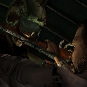 download The Walking Dead game zombie fight wallpaper