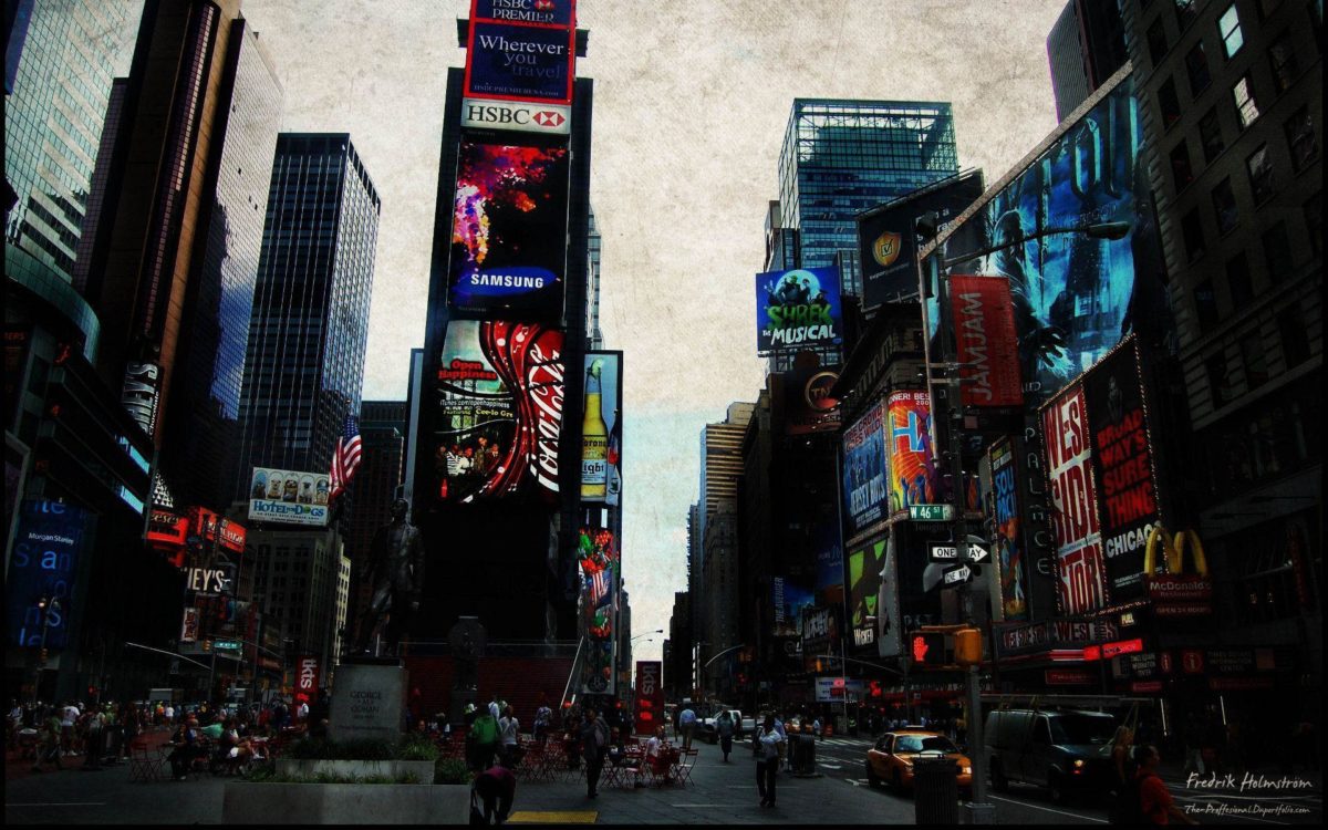 Times Square HD Wallpaper | Theme Bin – Customization, HD …
