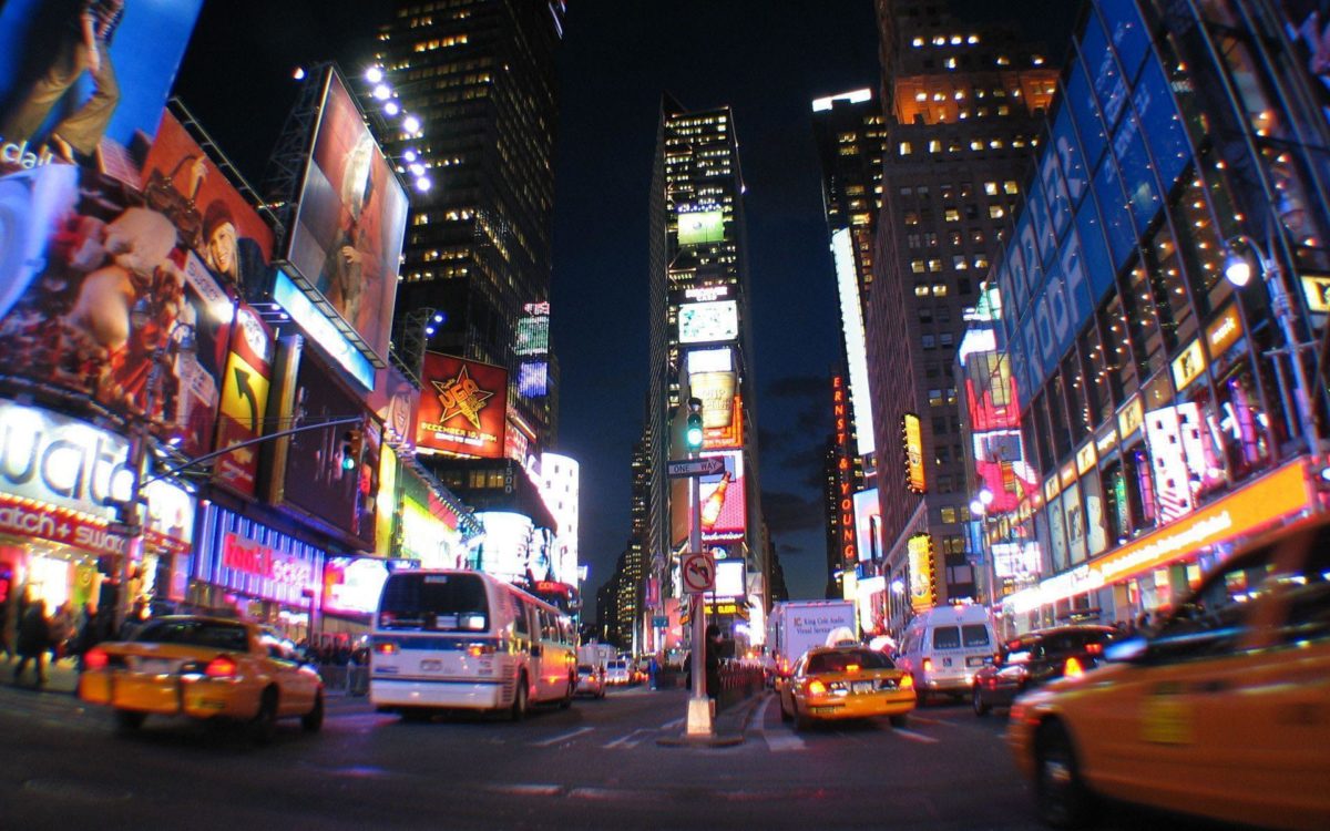 Pix For > Times Square Wallpaper At Night