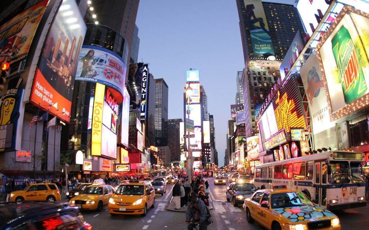 New York Times Square Life wallpaper