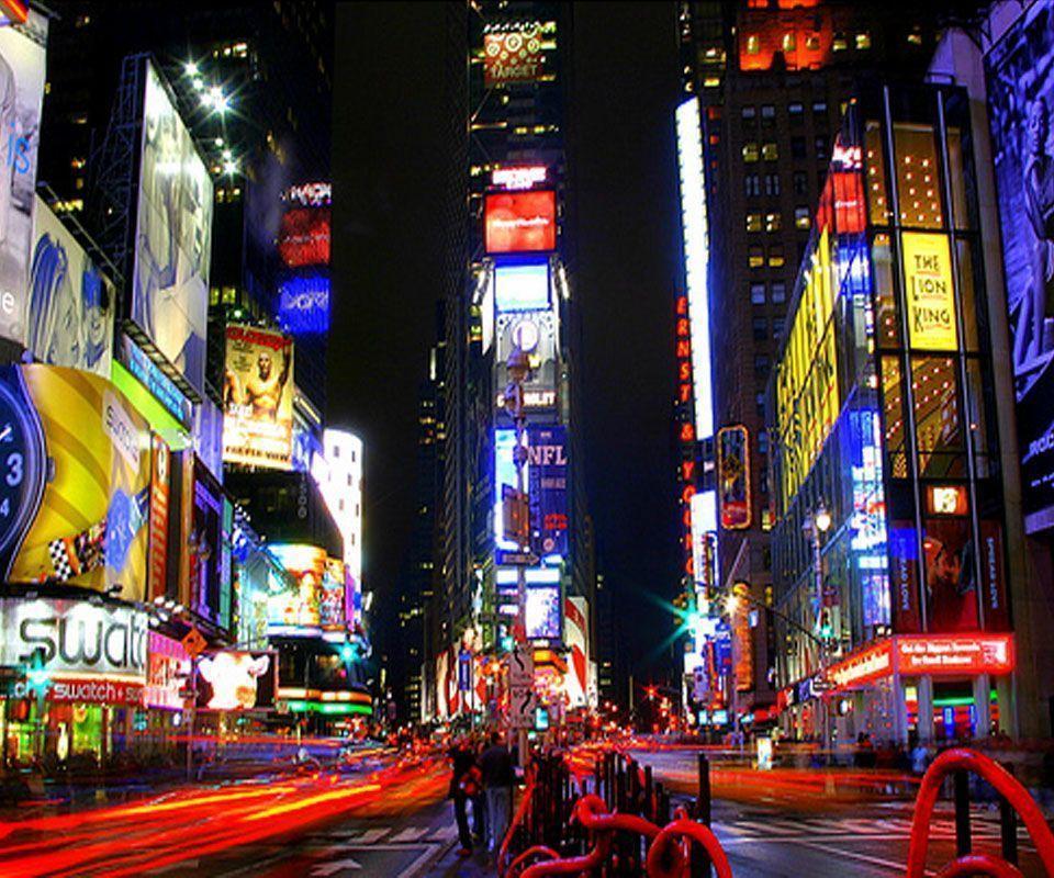 Gallery For > Times Square At Night Wallpaper