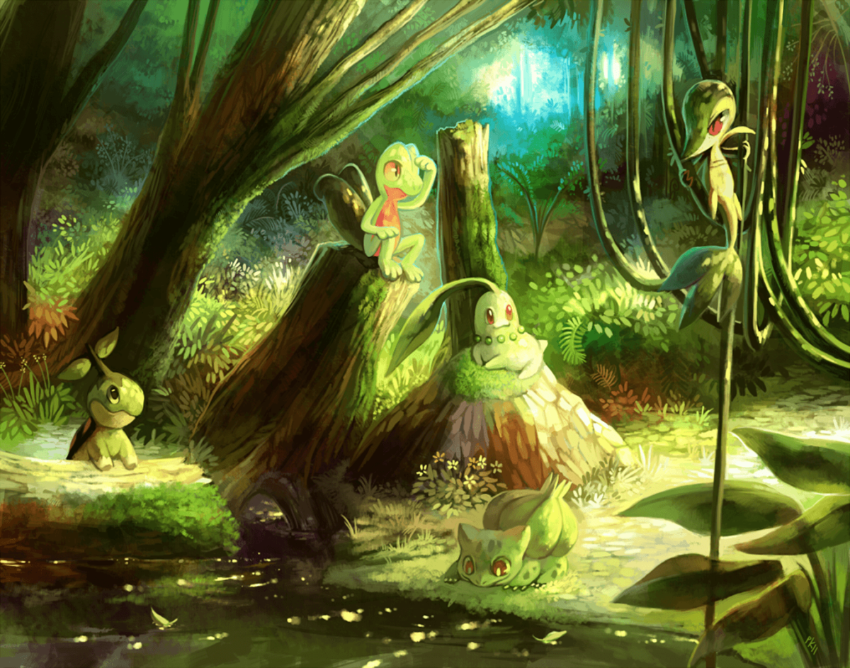 76 Grass Pokémon HD Wallpapers | Backgrounds – Wallpaper Abyss