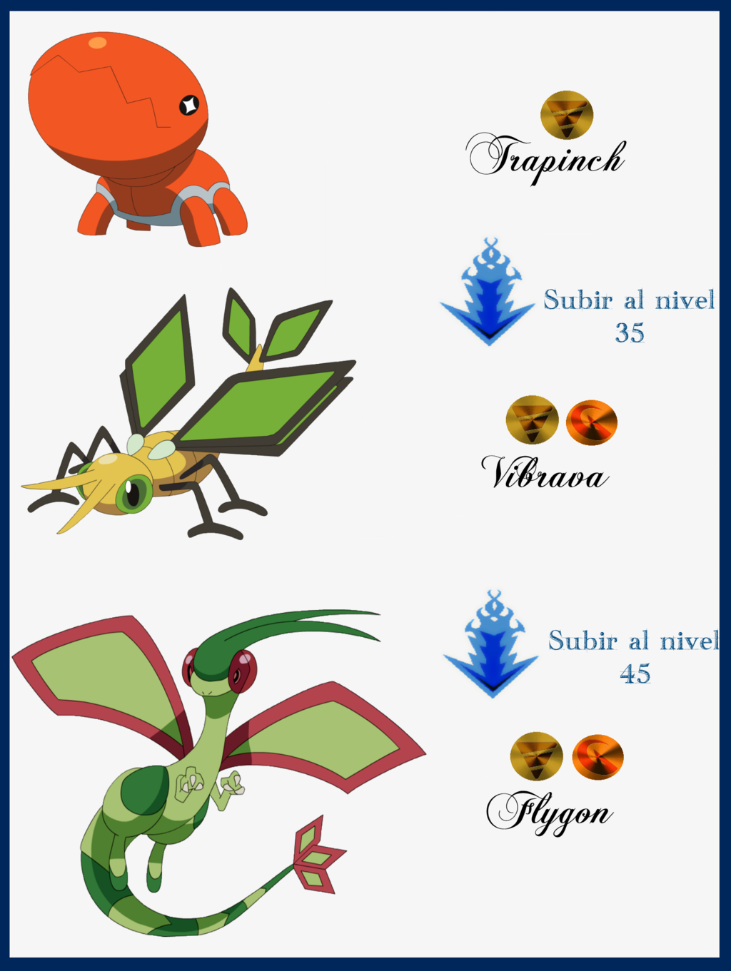 155 Trapinch Evoluciones by Maxconnery on DeviantArt