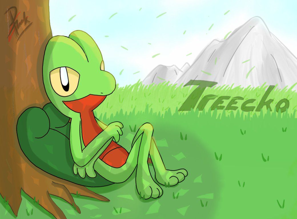 Pokemon Treecko. by Ppoint555 on DeviantArt