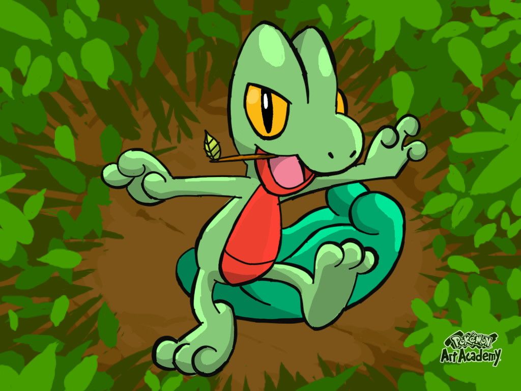 Pokemon Art Academy- Treecko! by Pikafan09 on DeviantArt