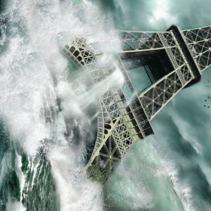 download Photography : Captivating Tsunami At Eifel Tower Picture Desktop …