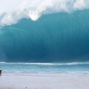download Man vs. Tsunami HD desktop wallpaper : Widescreen : High …