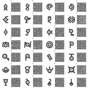 download Pokemon Unown Forms Pattern for ACNL by toxicsquall on DeviantArt