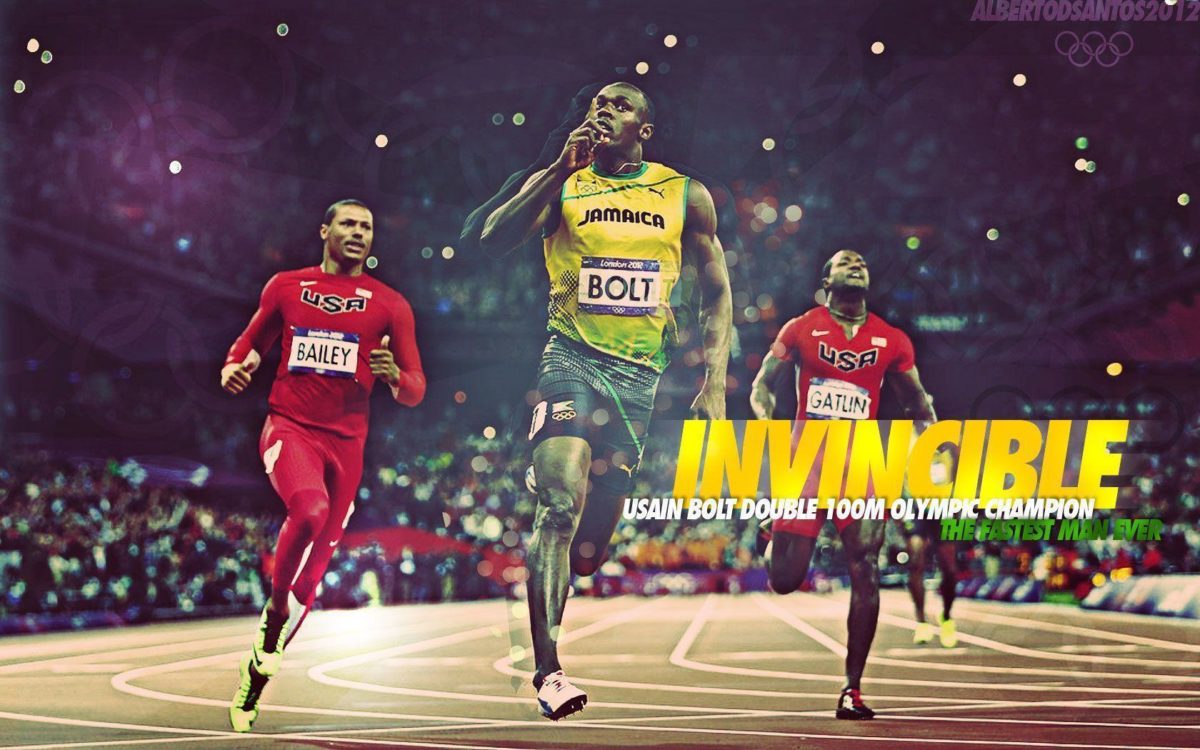 Free Wallpapers – Usain Bolt 2012 1680×1050 wallpaper