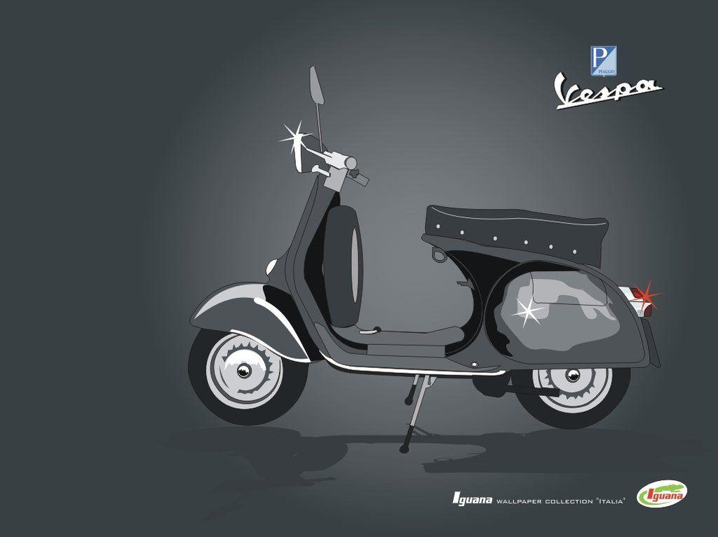 Vespa drawing 2 by limoncello on DeviantArt