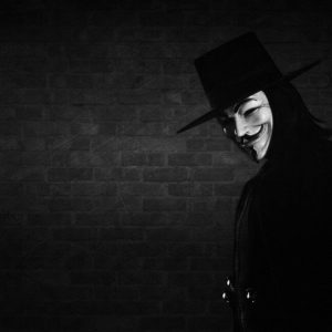 download hat, wall, mask, V for vendetta wallpapers and images – wallpapers …