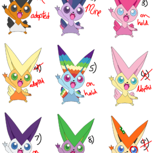 download Victini Adopts :ALL ON HOLD: by zafara1222 on DeviantArt
