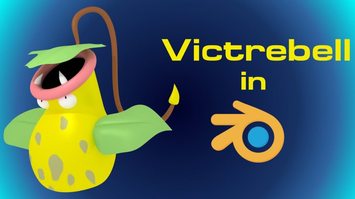 Victreebel (Pokemon) – Blender Speed Modeling – YouTube