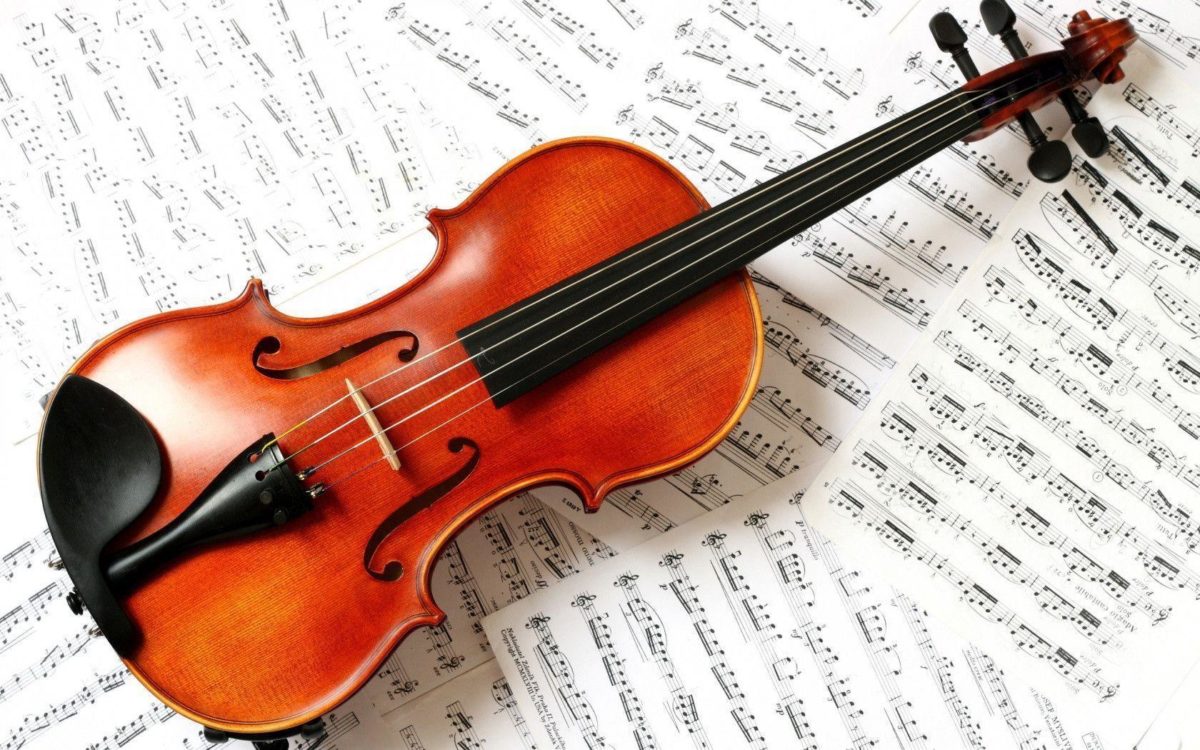1680×1050 Violin Wallpaper