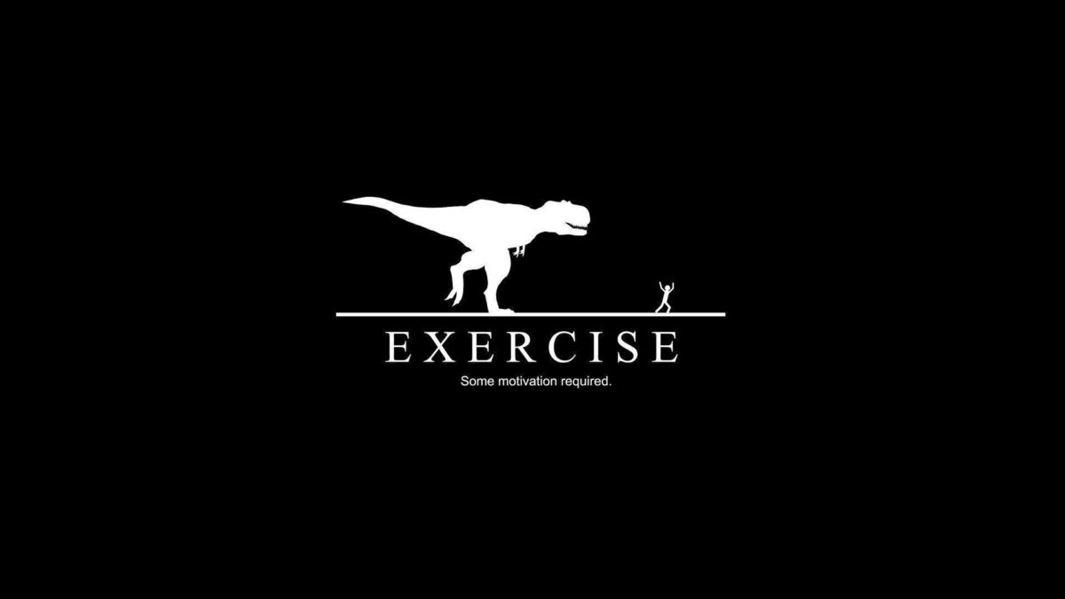 Exercise Dinosaur Man Funny