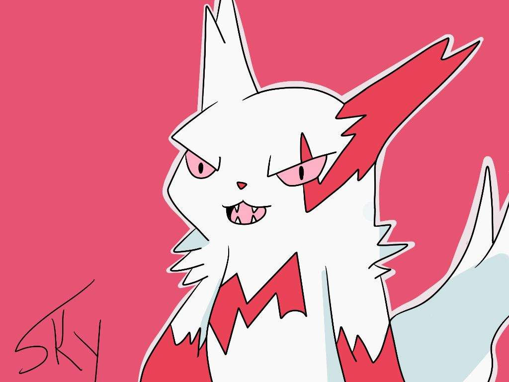 Zangoose art + Update | Pokémon Amino