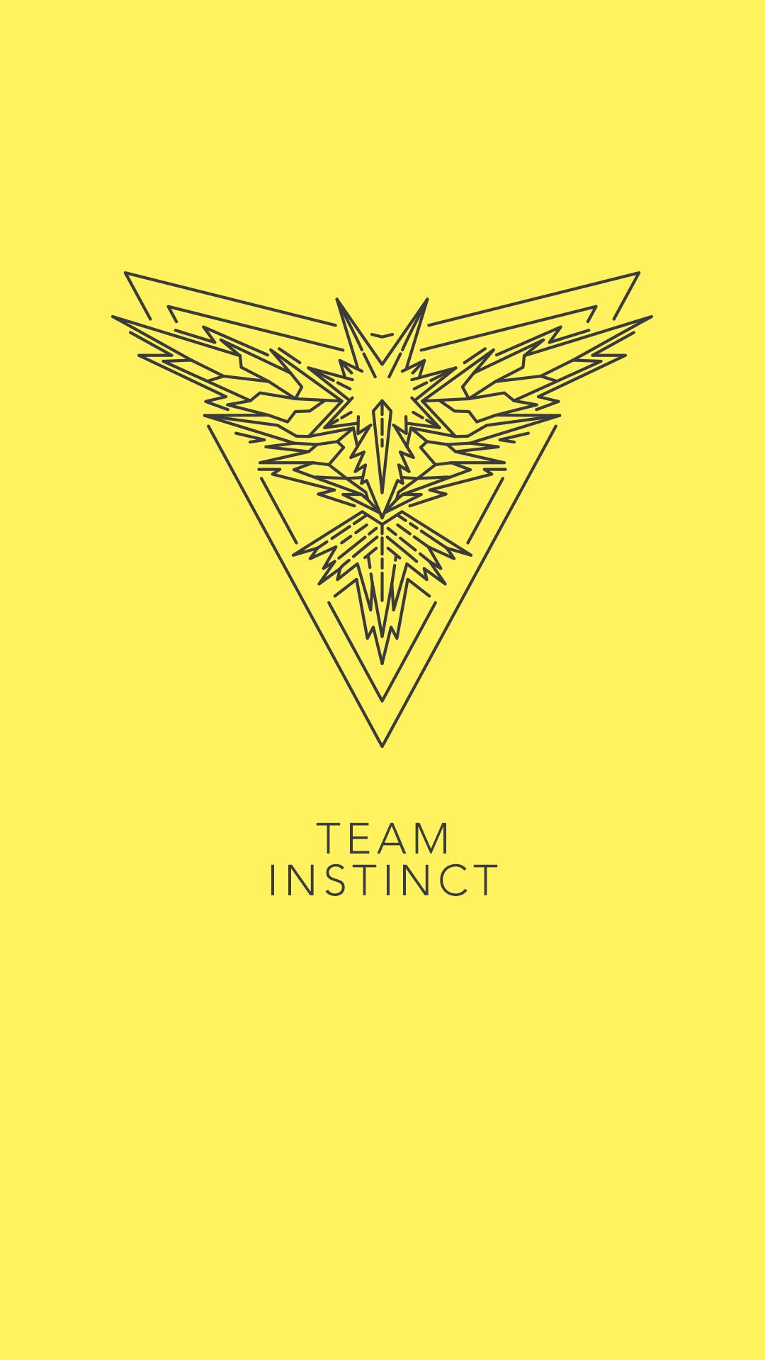 Team Instinct, PoGo, Pokemon Go, Yellow, Zapdos, phone wallpaper …